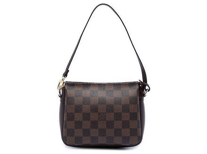 Trousse Pochette Damier Ebene Marrone Louis Vuitton