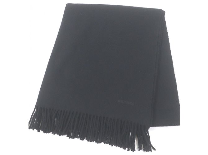 Sciarpa nera in cashmere 100% Hermès Nero