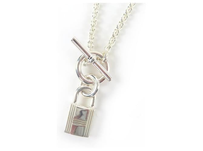 Hermès HERMES 2021 Amulet Cadena Halskette Silber 