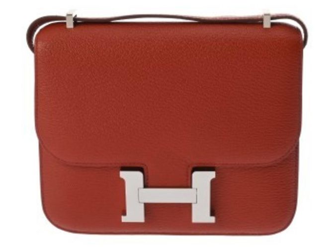 Bolsa de Ombro Constance 3 Mini da Hermès Rosa