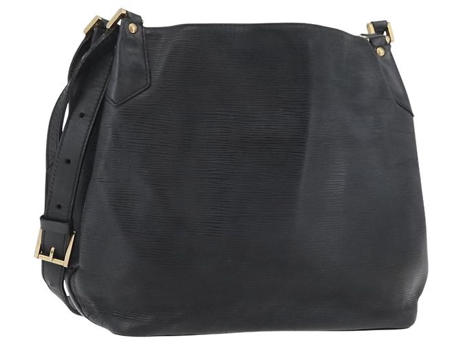 LOUIS VUITTON Borsa a Spalla Epi Mandala MM Nera M58892 LV Auth ka3396 Nero