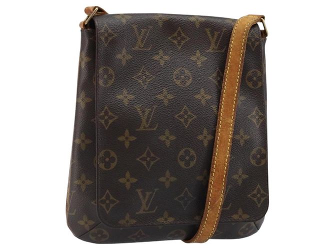 LOUIS VUITTON Borsa a Spalla Lunga Monogram Musette Salsa M51387 LV Auth BSZ478 Monogramma