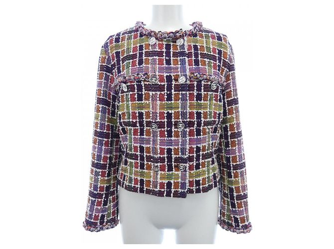 Chanel METIERS D'ART Collarless Jacket Red