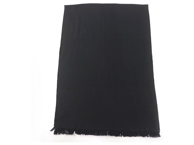 Stola in lana nera Gucci Nero