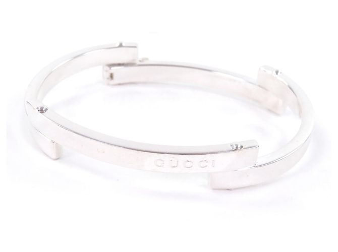 Bracciale Bangle Barlink SV925 Vintage GUCCI Argento