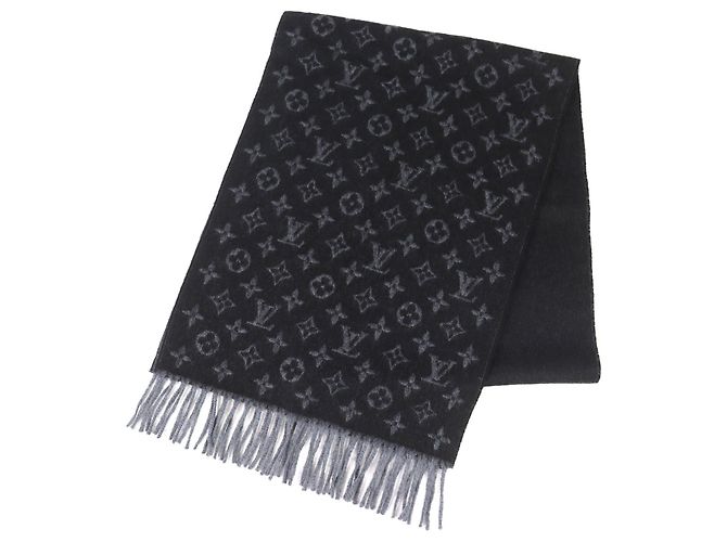 Stola in cashmere e lana Monogram Gradient Louis Vuitton Nero