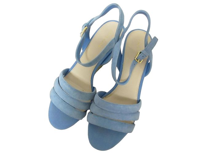 Autre Marque Sandales à talons compensés en daim Cole Haan