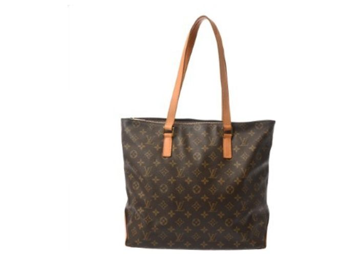 Louis Vuitton Monogram Cabas Mezzo braune Tote-Tasche