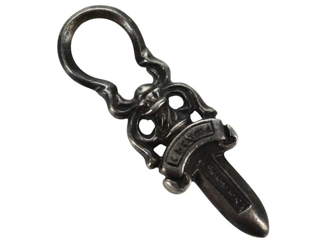 Chrome Hearts Dagger Anhänger Top Ag925 Silber Auth AMZ116SM
