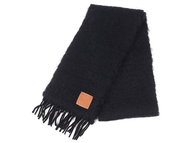 Sciarpa in mohair e lana Loewe Nero
