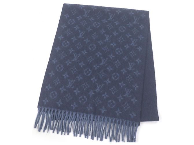 Cachecol de cashmere e lã Monogram gradiente Louis Vuitton