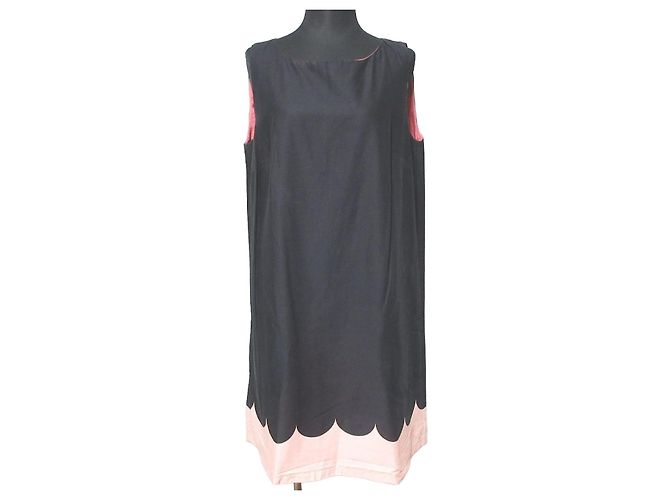 Autre Marque Lanketti Kleid von Marimekko Schwarz Pink