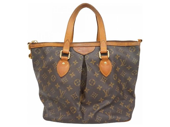 Bolsa Louis Vuitton Monogram Palermo PM Marrom