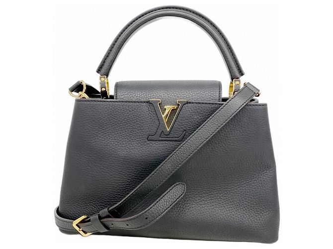Borsa Capucines MM Louis Vuitton Nero