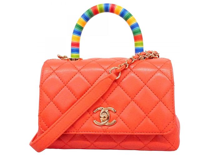 Borsa Chanel Coco Handle XXS Rosa