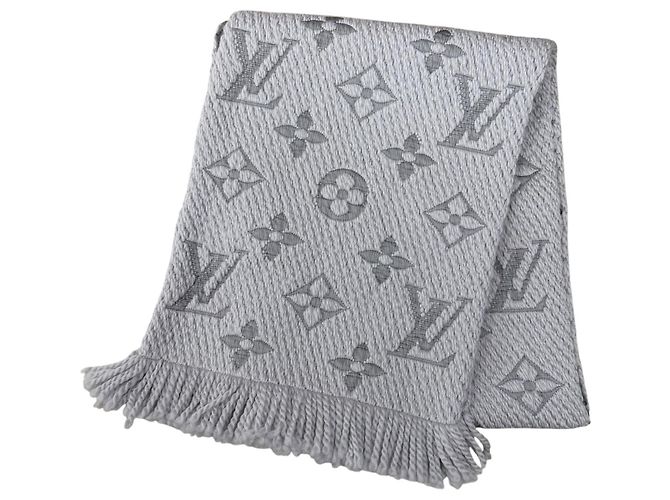 Cachecol de lã e seda Monogram Louis Vuitton