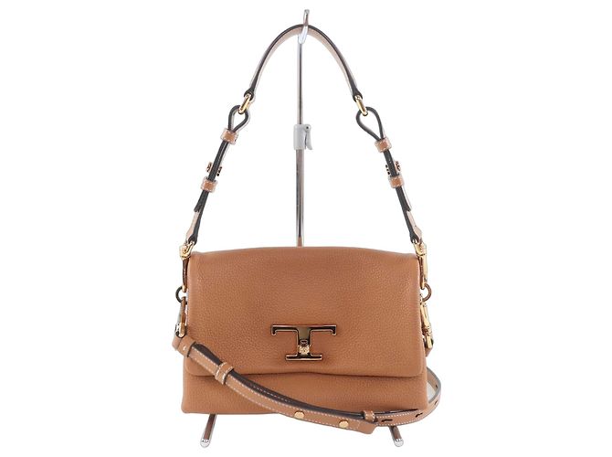 Mini bolsa de flap T-Timeless da Tod's Marrom