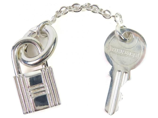 Pendentif en forme de clé motif Cadena H en SV925 d'Hermès 