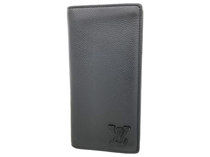 Portafoglio Lungo Aerogram Brazza NM Louis Vuitton Nero