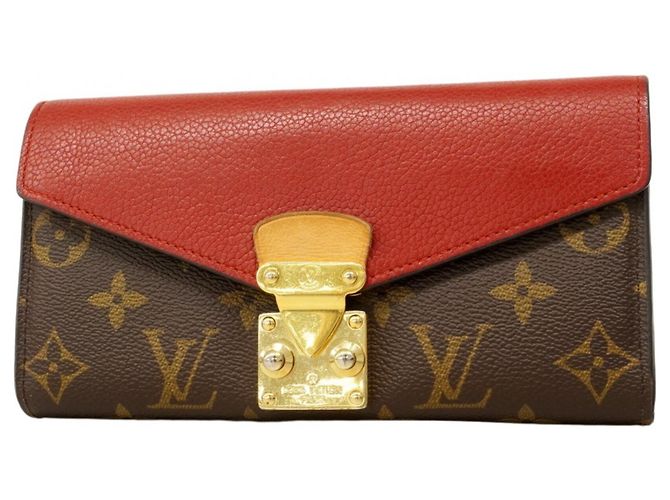 Portafoglio Lungo Pallas Monogram Louis Vuitton Fuschia