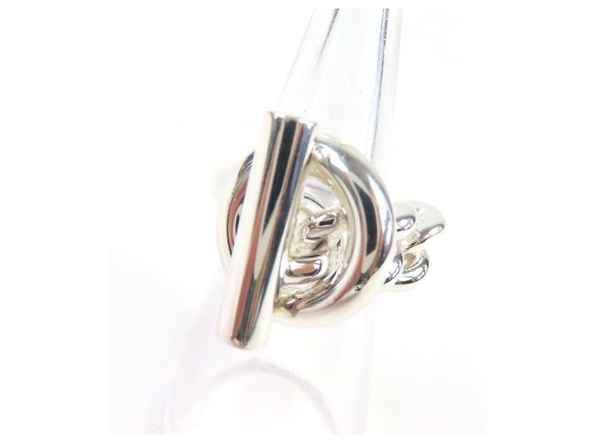 Ring Anello Croisette in Argento Hermès
