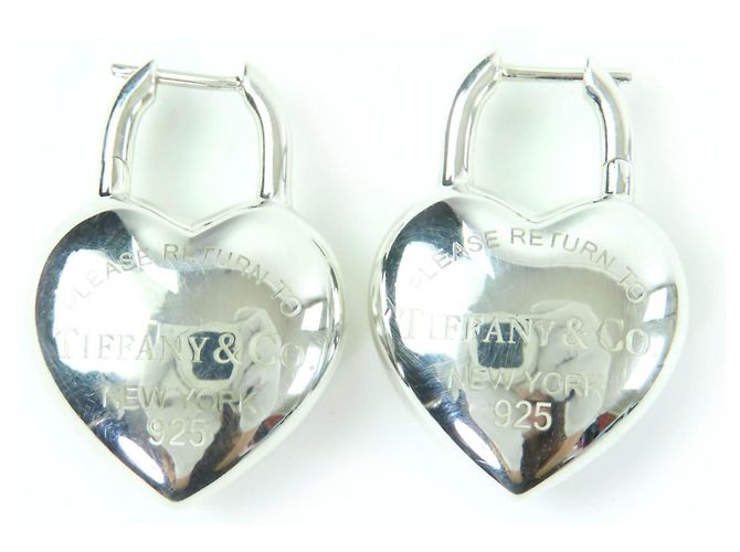 Return to Tiffany Pendientes Regreso al Corazón Completo Tiffany & Co. Plata