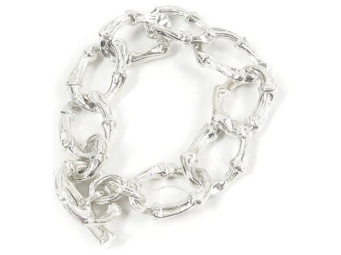 Bracciale charm vintage Bamboo di Tiffany & Co. Argento