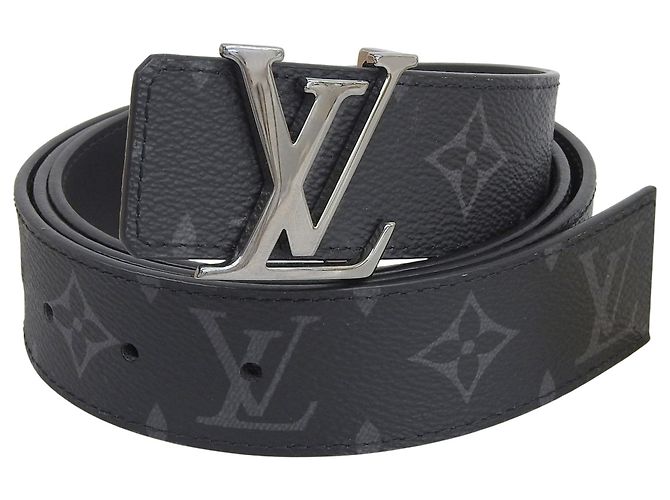 Louis Vuitton Monogram Eclipse Canvas and Leather Belt Monograma
