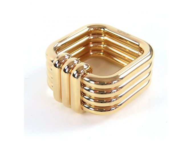 Ring Anel de lenço Ruban Hermès Dourado