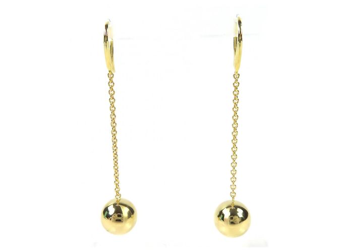 Tiffany & Co Pendientes Ball Drop Tiffany HardWear Dorado