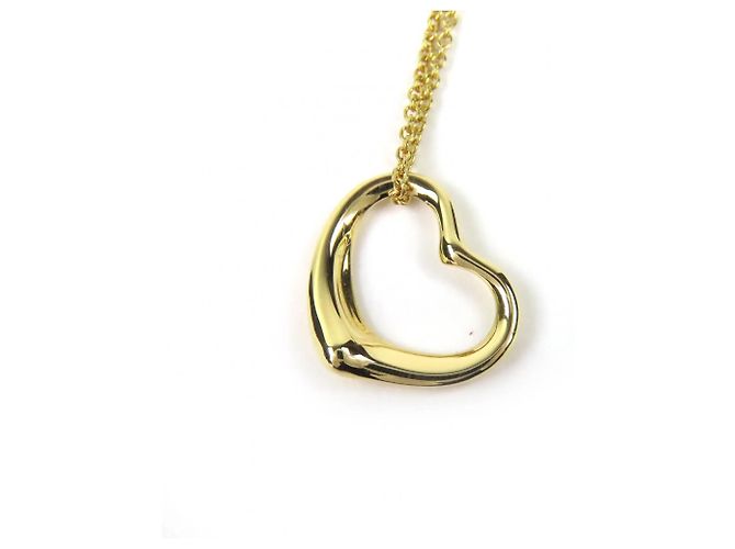 Collar Péndulo Corazón Abierto Elsa Peretti de Tiffany & Co. Dorado