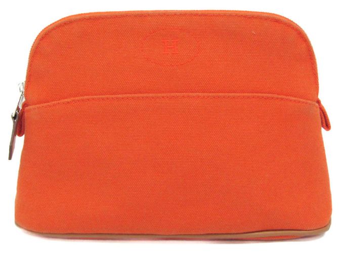 Hermès Bolide Mini 20 Baumwolltasche Orange
