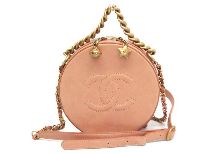 Bolso Chanel Matelassé Round As Earth Rosa