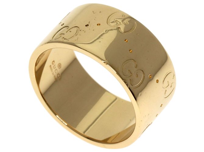 Anillo Ancho GG Icon de Gucci Amarillo