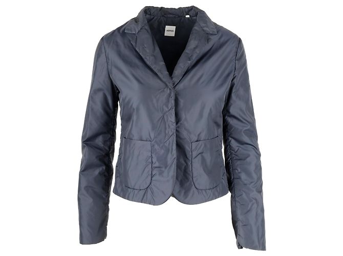 Aspesi Nylon Short Jacket - '10s Blue Navy blue