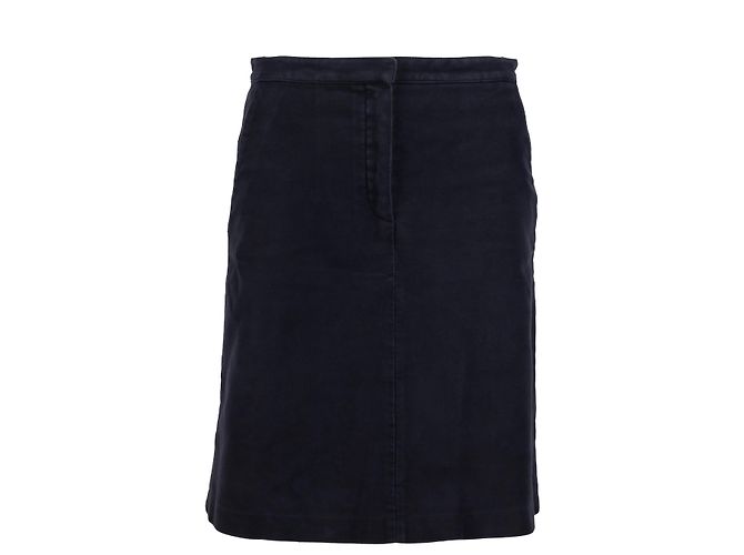 Saia curta de twill de algodão Balenciaga - '10s Azul Azul marinho