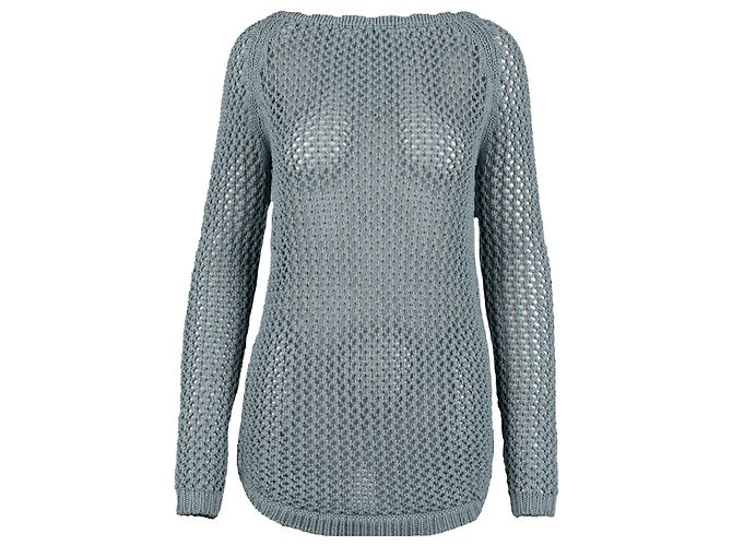Ermanno Scervino Häkelpullover - '10s Blau 