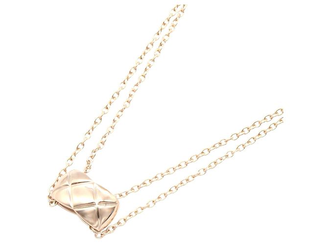 Collana Chanel Coco Crush K18PG Oro Rosa D'oro Metallico