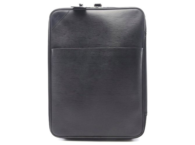 Borsa da viaggio in pelle Pegase 55 di Louis Vuitton Nero