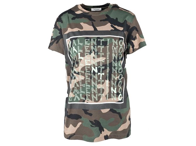 Valentino Garavani T-shirt camouflage Valentino - '10s Multicolore