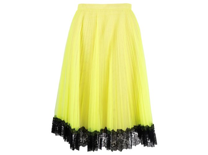 Christopher Kane Pleated Tulle Skirt - '10s