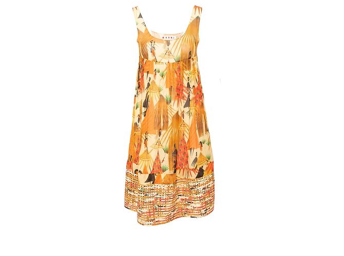 Vestido Midi Estampado Marni - Años 00