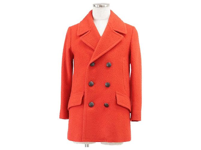 Gucci Wool Coat Red
