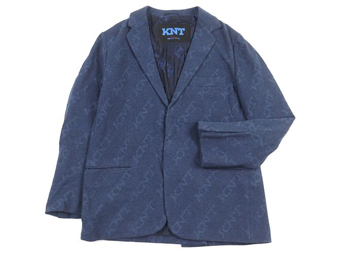 Autre Marque Kiton All-over logo print Tailored Jacket