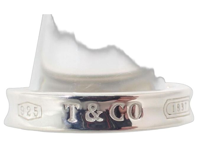 Anello stretto Tiffany & Co. 1837 in argento sterling