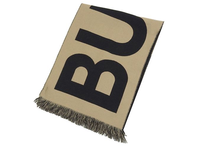 Burberry Wool Logo Jacquard Stole
