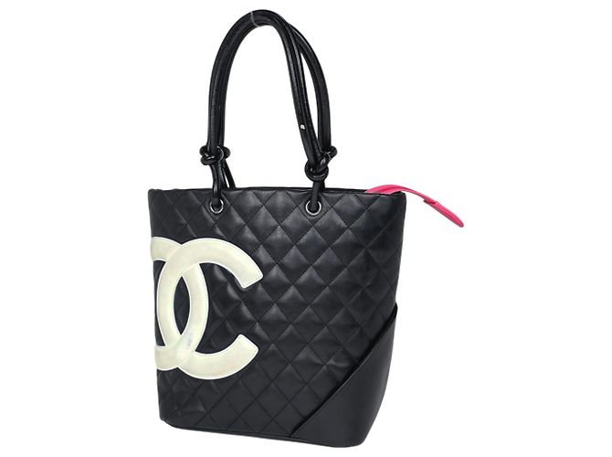 Chanel Cambon Line Medium Tote Bag Schwarz