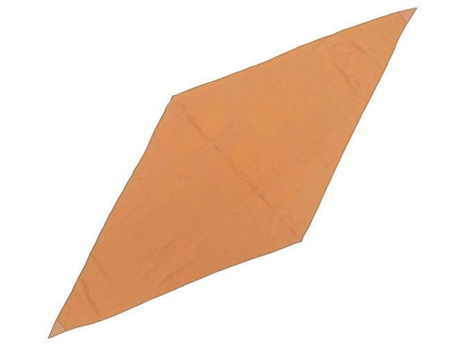 Hermès Xale de cashmere e seda New Libris Losange GM HERMES Marrom