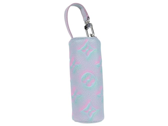 LOUIS VUITTON Pouch Micro Papillon Monogram Empreinte Lila M00837 Auth 126346SAM