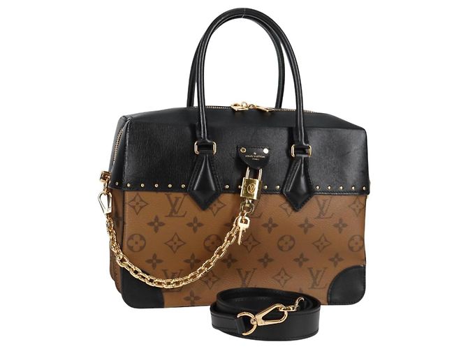 LOUIS VUITTON Monogram Reverse Citymar Handtasche M43595 LV Auth 128275SAM Monogramm